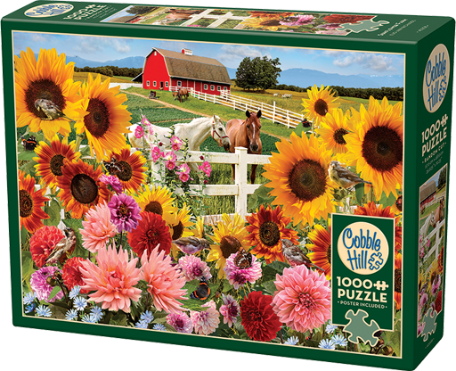 Sunflower Farm 1000 Piece Jigsaw Puzzle