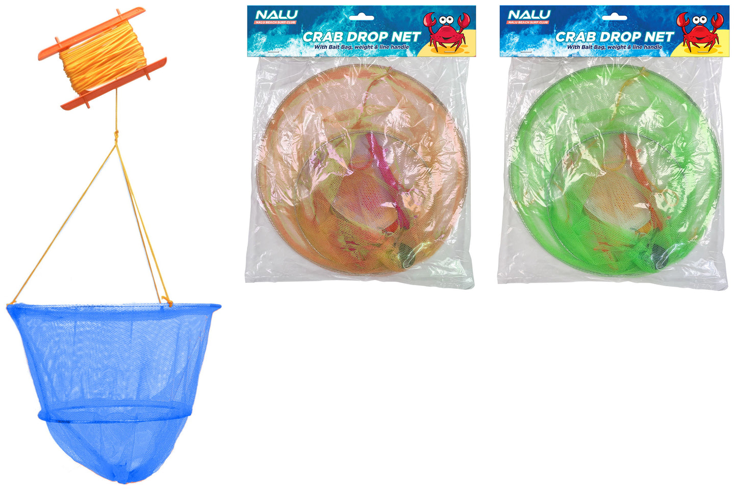 2 Ring Crab Net & Bait Bag