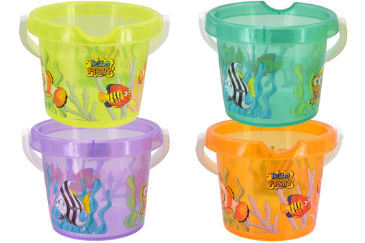 Transparent Baby Bucket Hello Fishy