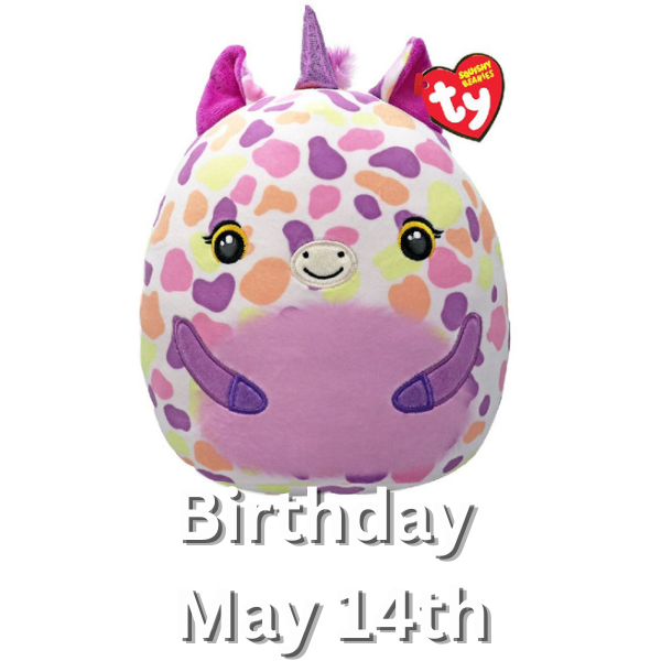 TY Astra Unicorn SquishABoo 20cm
