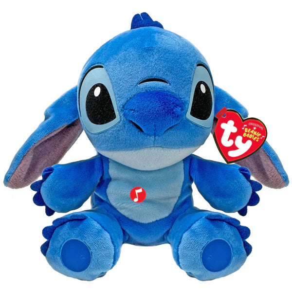 TY Stitch Disney Beanie With Sound