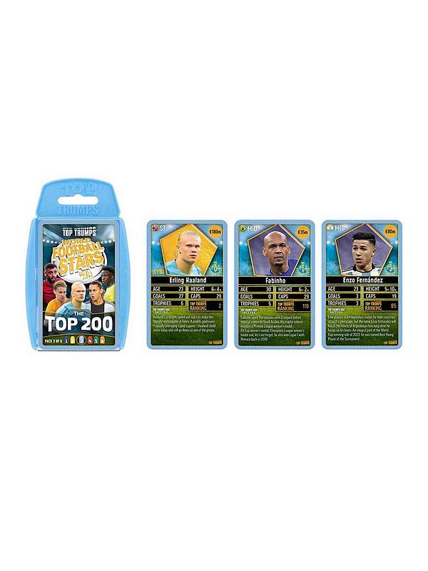 Top Trump World Football Stars Top 200 Pack No 3