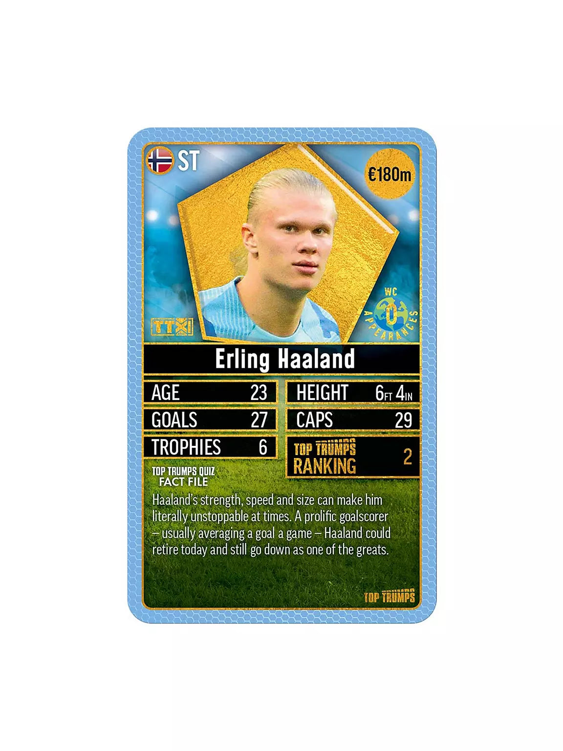Top Trump World Football Stars Top 200 Pack No 3