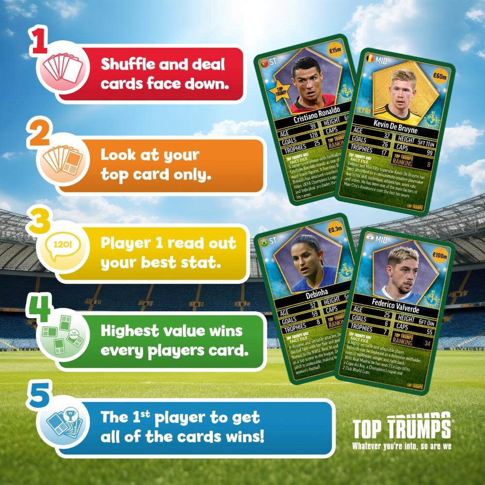 Top Trump World Football Stars Top 200 Pack 5