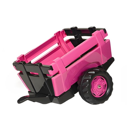 Rolly Junior - Pink Tractor with Loader and Trailer