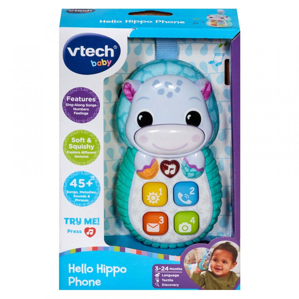 VTech Hello Hippo Phone Blue