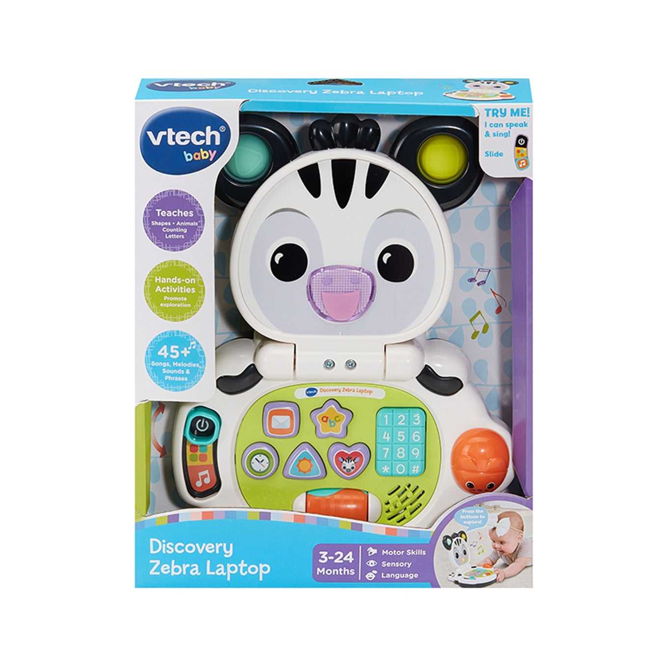 VTech Discovery Zebra Laptop