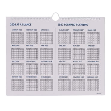 2026 Calendar Easy Glance Monthly Planner