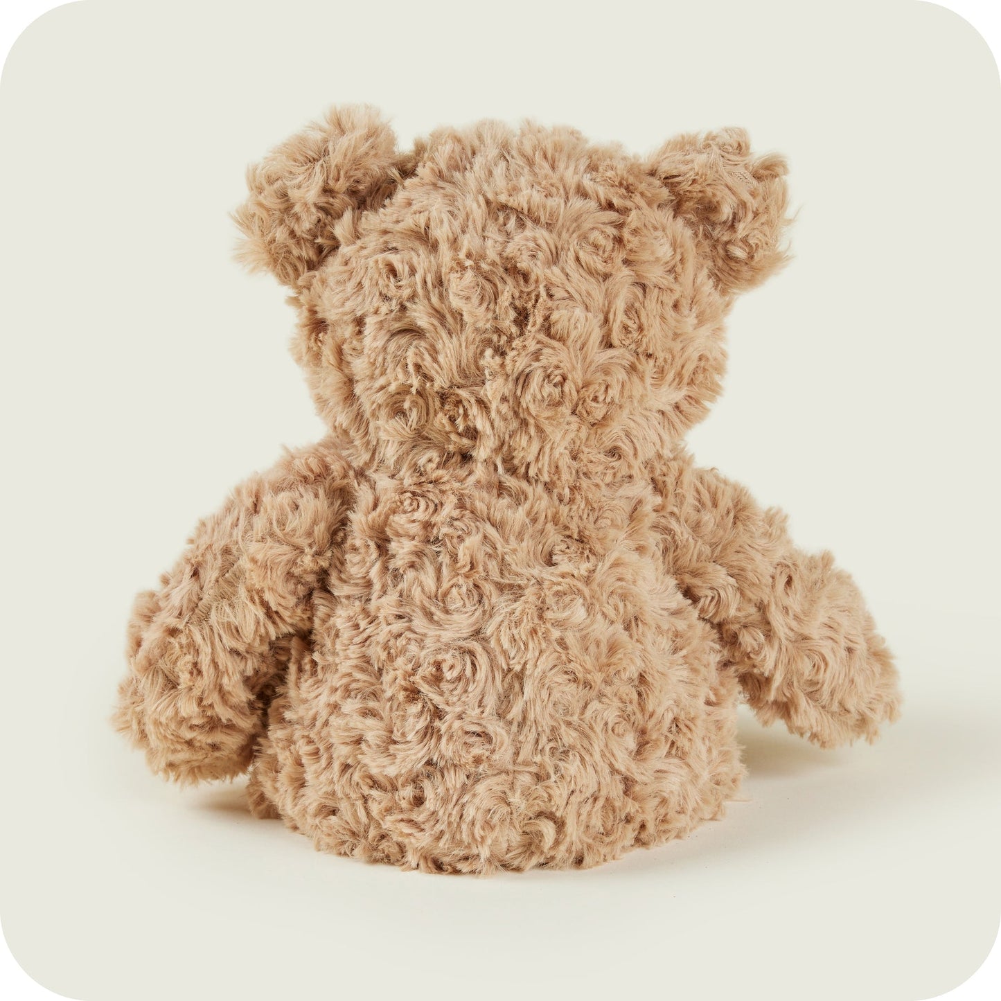 Warmies Curly Brown Bear Microwavable Plush