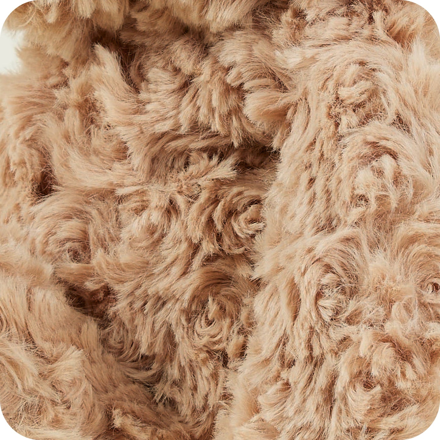 Warmies Curly Brown Bear Microwavable Plush