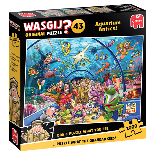 Wasgij Original Aquarium Antics 1000 Piece Jigsaw Puzzle