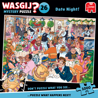 Wasjig Mystery Date Night 1000 Piece Jigsaw Puzzle