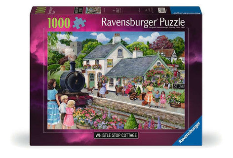Ravensburger Whistle Stop Cottage 1000 Piece Jigsaw Puzzle
