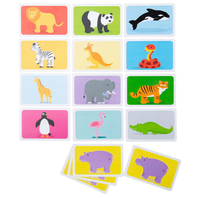 Wild Animals Snap Cards