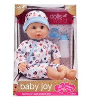 Dolls World Baby Joy Boy Doll Blue Outfit