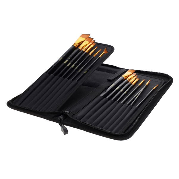 Icon 16pc Travel Paint Brush Set