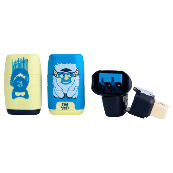Milan Yeti Eraser & Double Sharpener