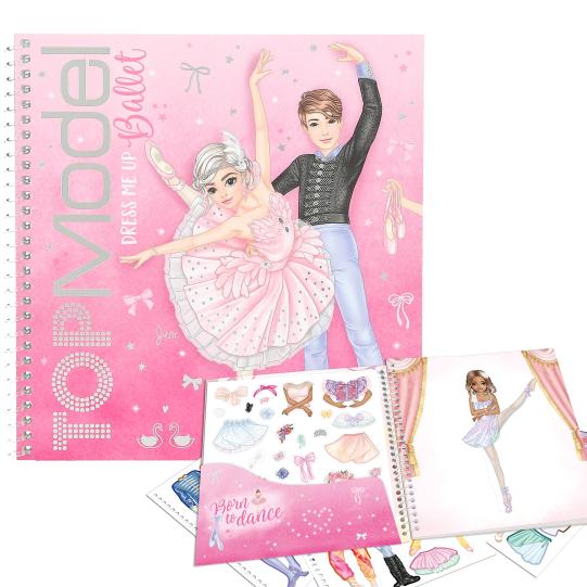 Top Model Dress Me Up Stickerbook Ballet