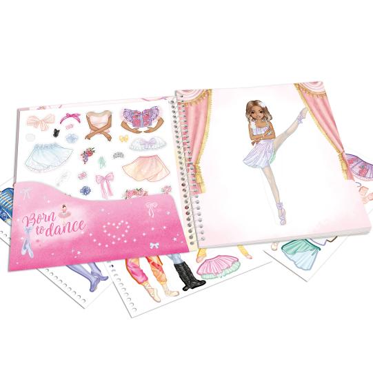 Top Model Dress Me Up Stickerbook Ballet