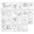 Orchard Outer Space Sticker Colouring Book