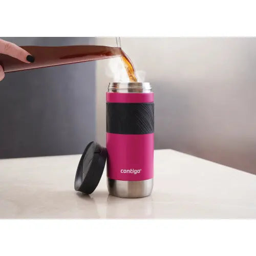 Contigo 16oz/470ml Byron Snapseal Travel Mug Dragon Fruit Pink