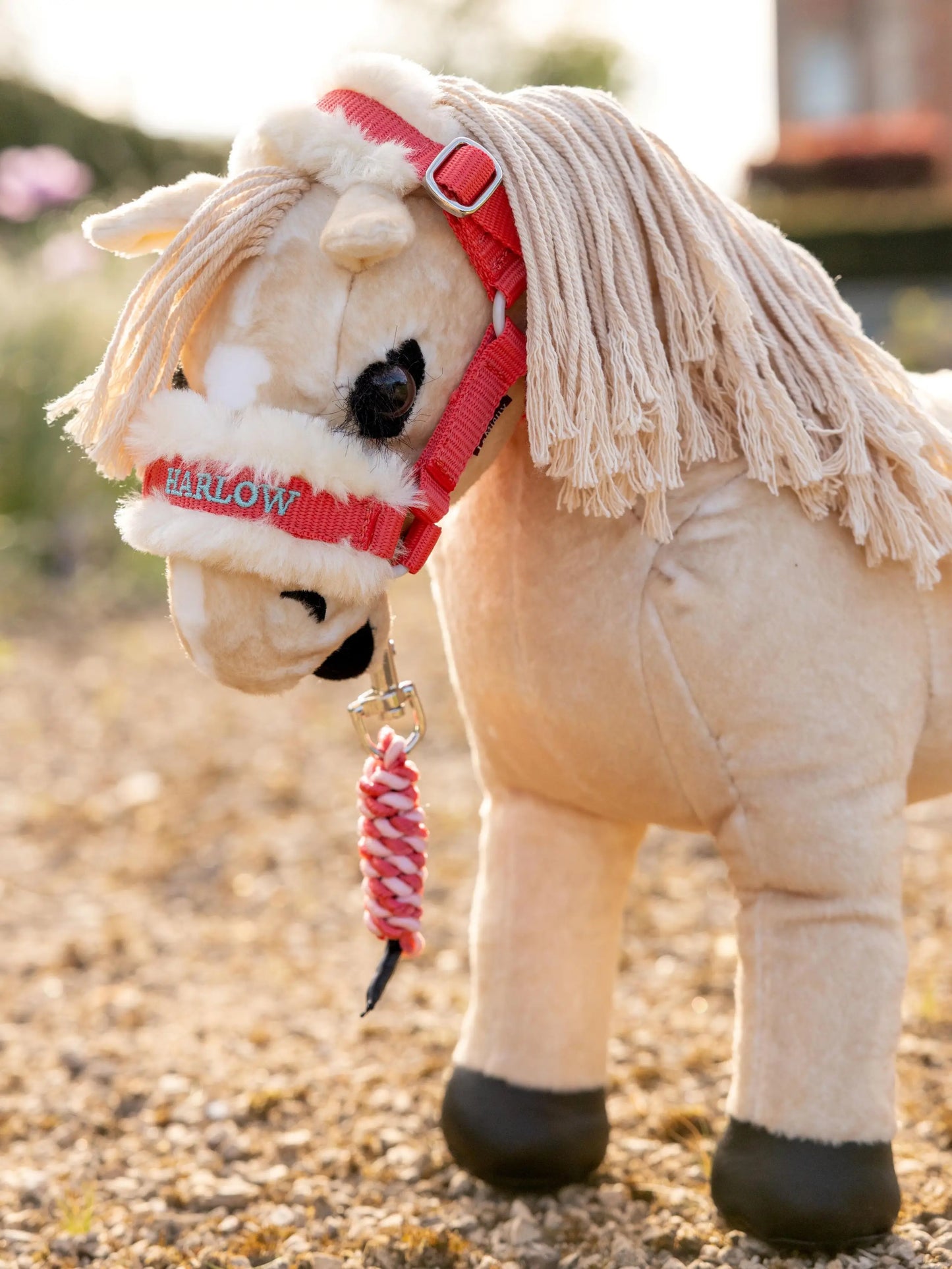 Toy Pony Vogue Headcollar Coral Crush