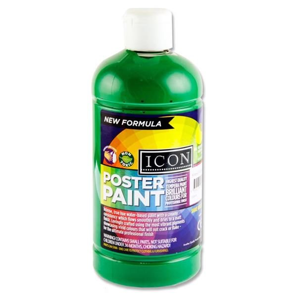 Icon Poster Paint 500ml Emerald Green