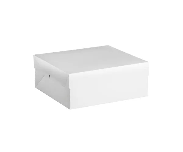 8in White Cake Box