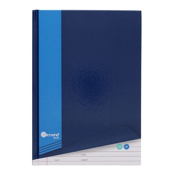 Ormond A5 Hardback Notebook 5pk