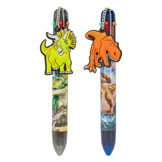 Dino World 6 Colour Gel Pen