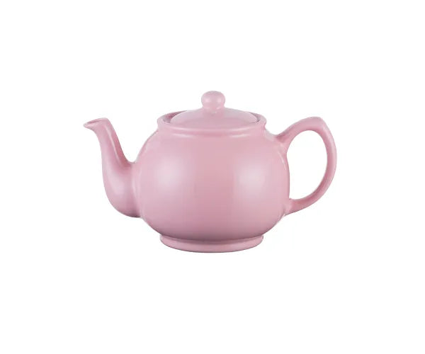 6 Cup Tea Pot Pastel Pink
