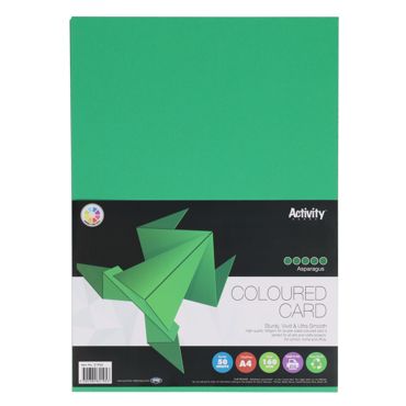 A4 Card Asparagus 160gsm 50pk