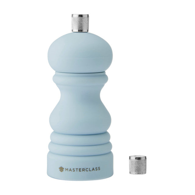 12cm Salt/Pepper Mill Sky Blue Soft Touch