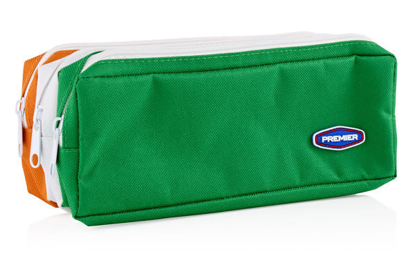 Premier 3 Pocket Zip Pencil Case - 3 Colour