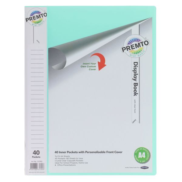 Premto Pastel A4 40 Pocket Display Book