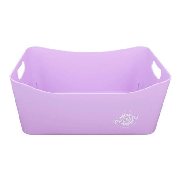 Premto Pastel Large Storage Basket Wild Orchid
