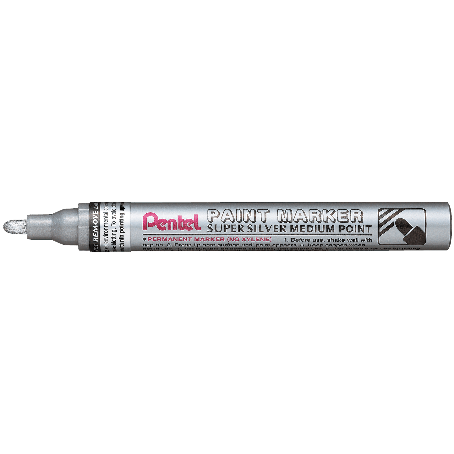 Pentel Paint Marker Silver Medium Nib