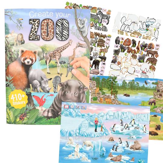 Create Your Zoo Colouring Book