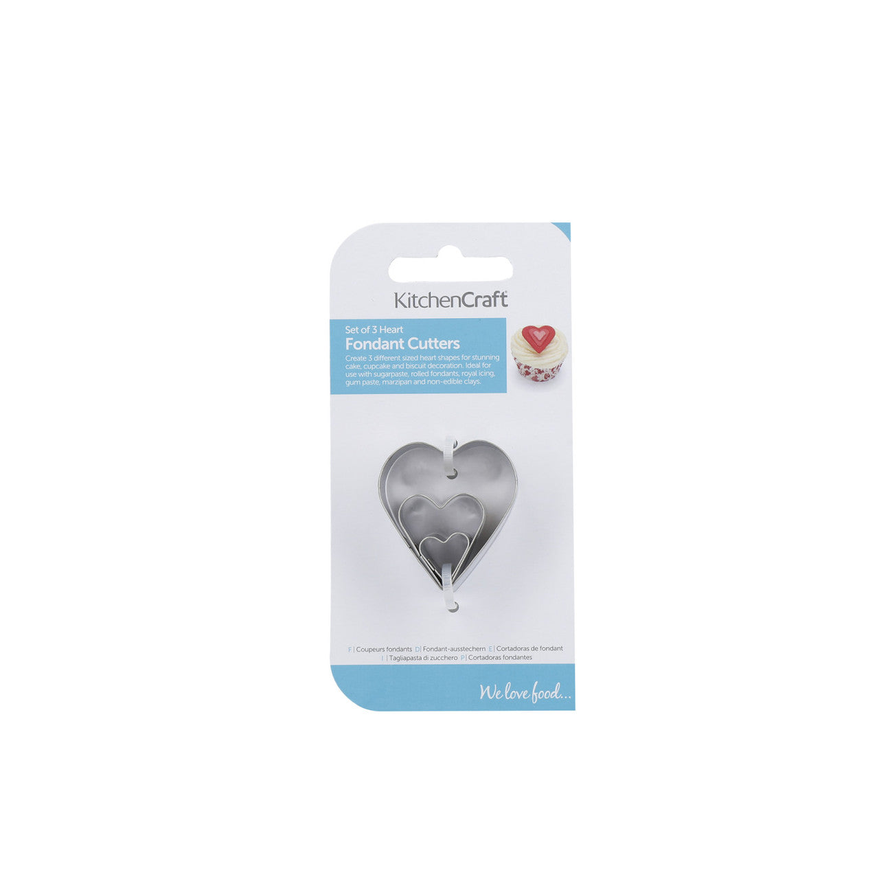 Kc 3 Mini Heart Shaped Cutters