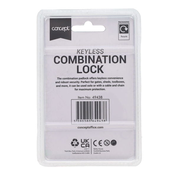 Combination Lock 5 Digits