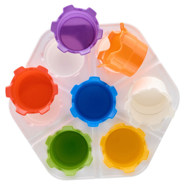 6+1 Paint Pots Palette Set