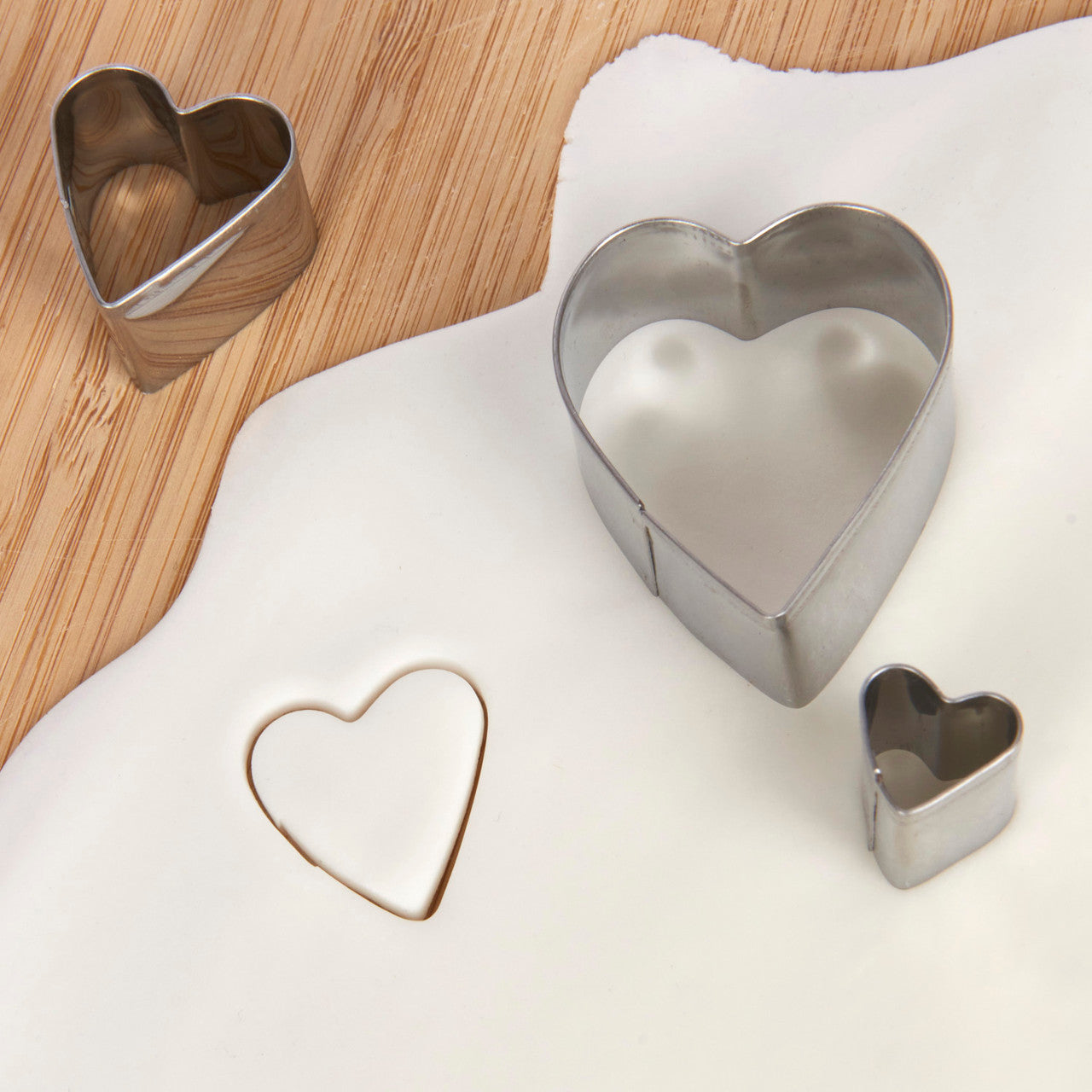 Kc 3 Mini Heart Shaped Cutters
