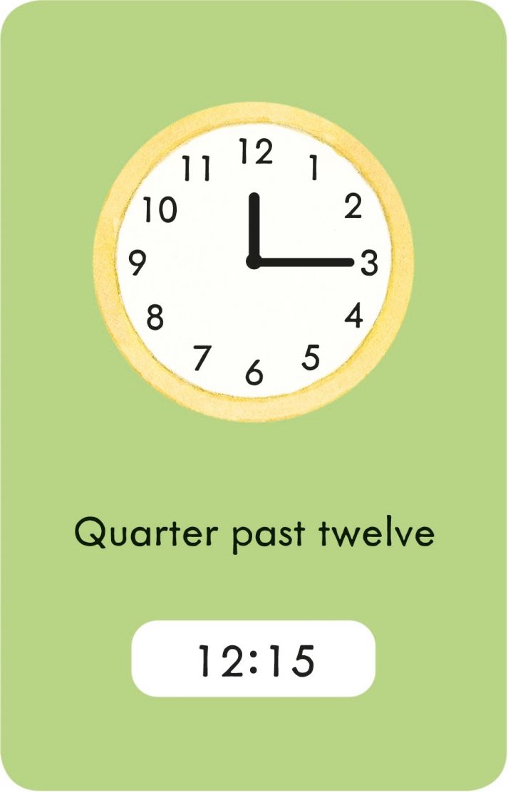 Poppy and Sam's Telling the Time Flashcards