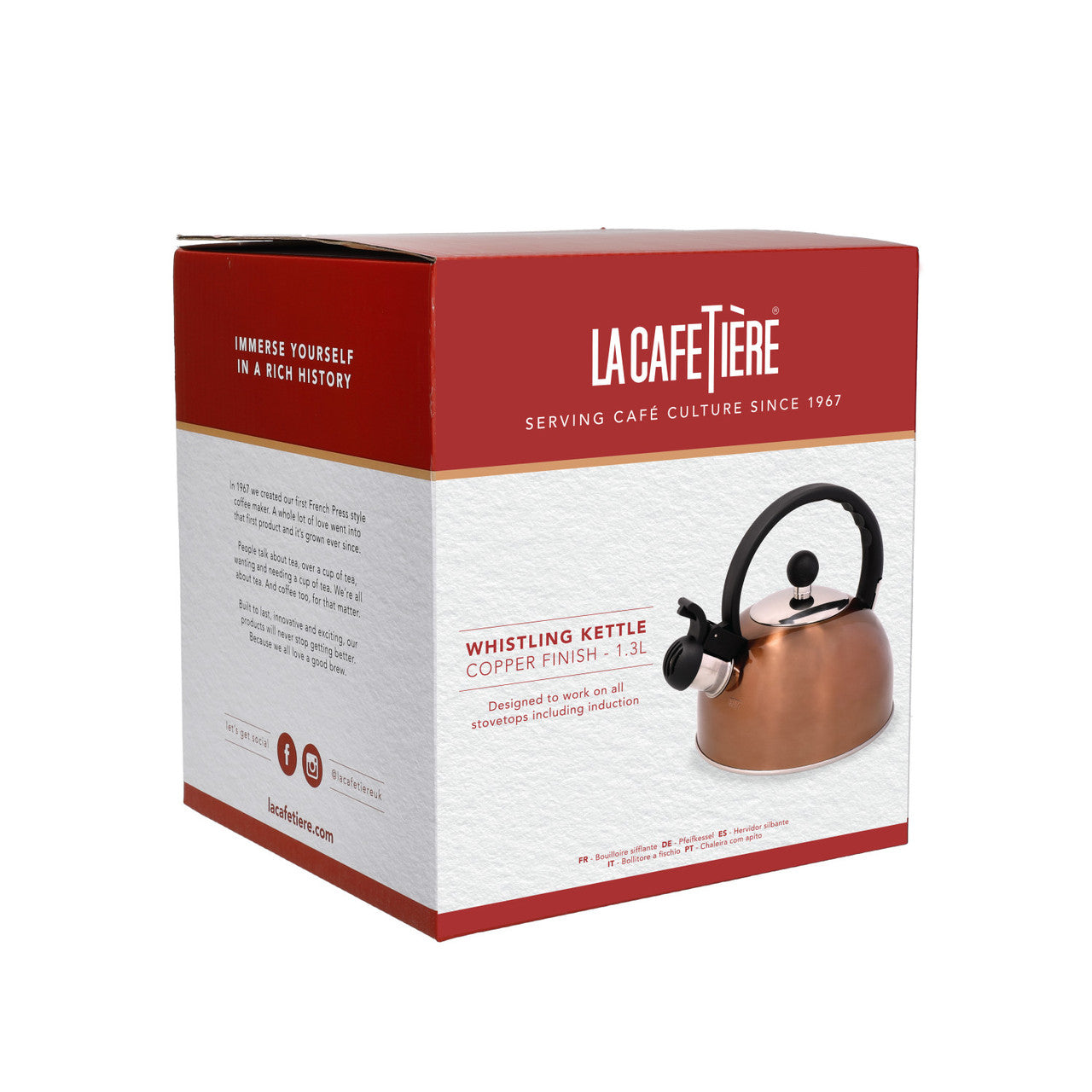 1.3L Copper Whistling Kettle