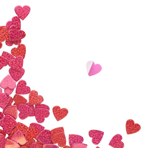 Hearts Squishy Foam Stickers