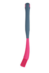 Colourworks Brights Pink Silicone-Headed Angled Pastry / Basting Brush