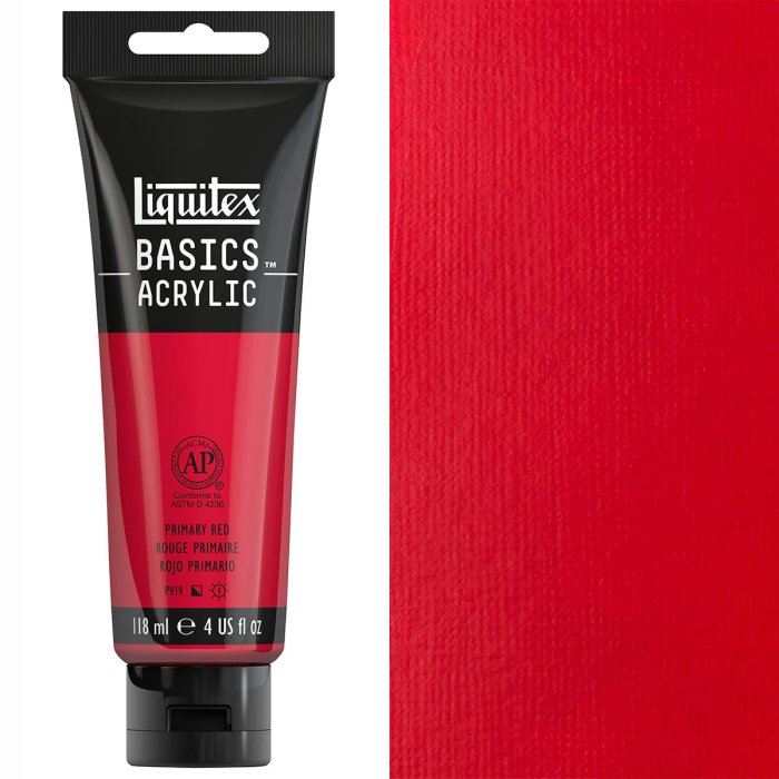 Liquitex Basics Acrylic 118Ml Primary Red