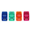 Milan Compact Twin Hole Sharpener & Eraser - 4 Asst
