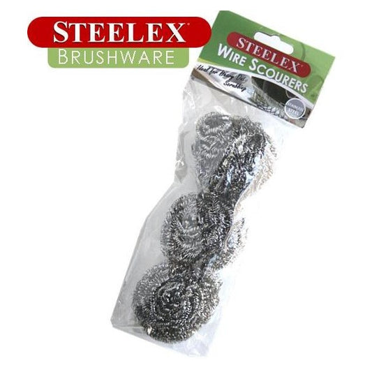3Pk Scourers Steelex