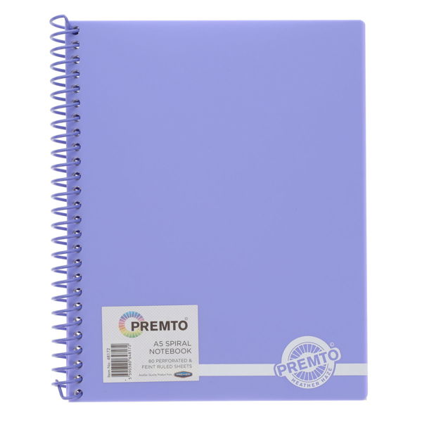 Premto Pastel A5 Spiral Notebook